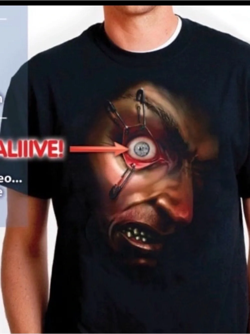 Morph costume co. Digital Dudz frantically moving eyeball. Unisex.